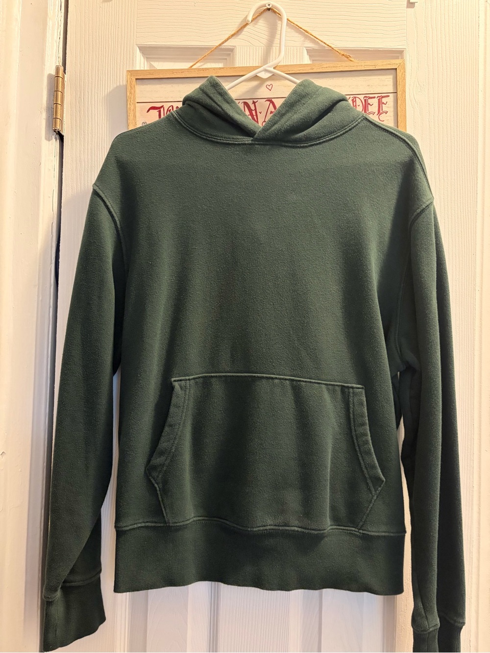 Old Navy Forest Green Men's Pullover Hoodie